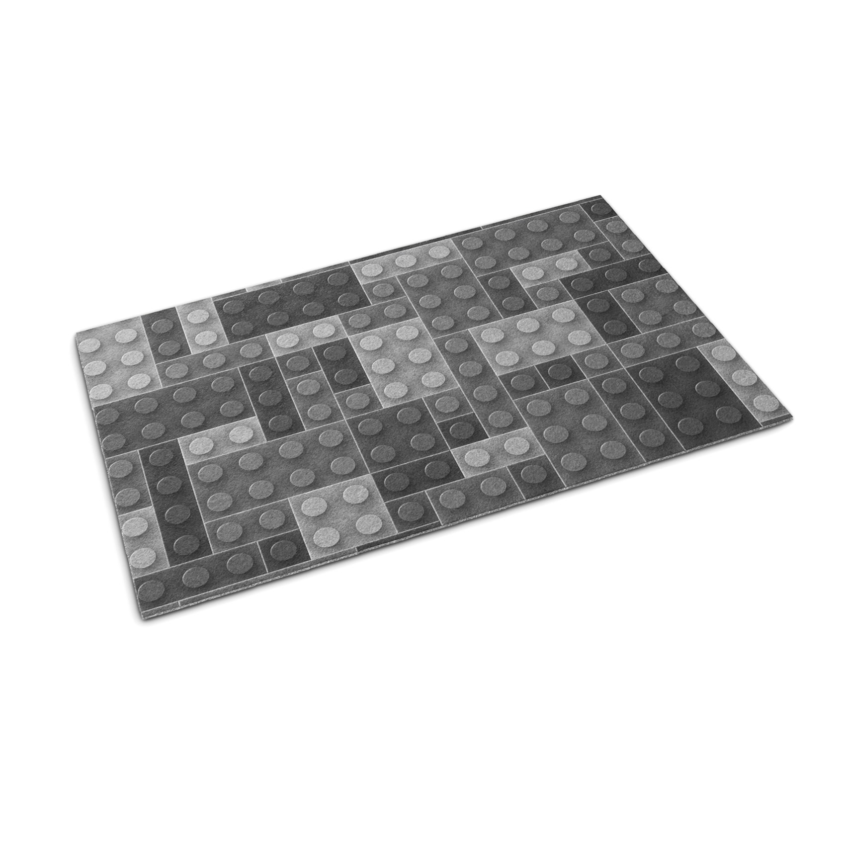 Wycieraczka do butów 60x40 Klocki Geometria kolorowe kwadraty Tulup