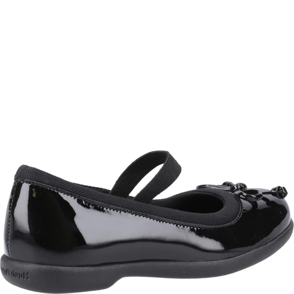Hush Puppies Betty Patent Junior School Shoes