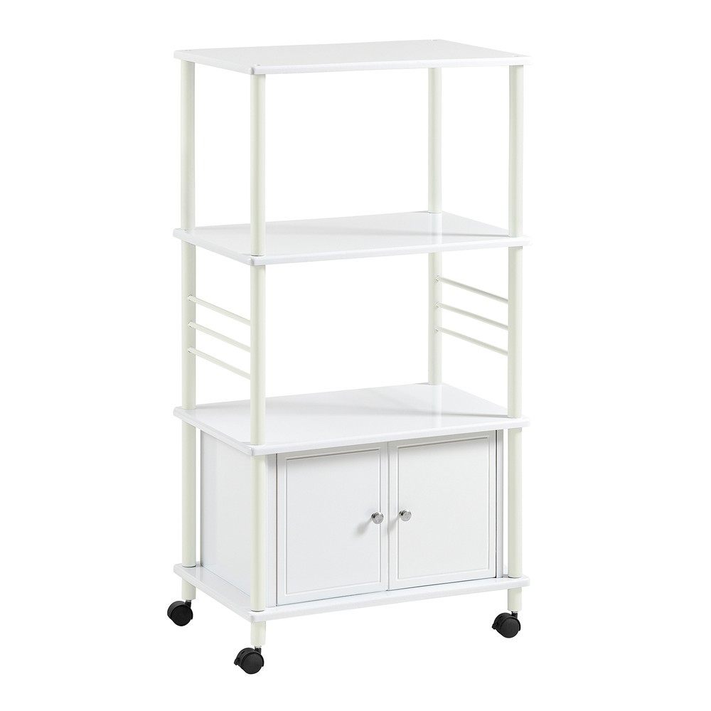 SoBuy Wózek kuchenny Biały 60x40x114cm Funkcjonalny FRG12-W