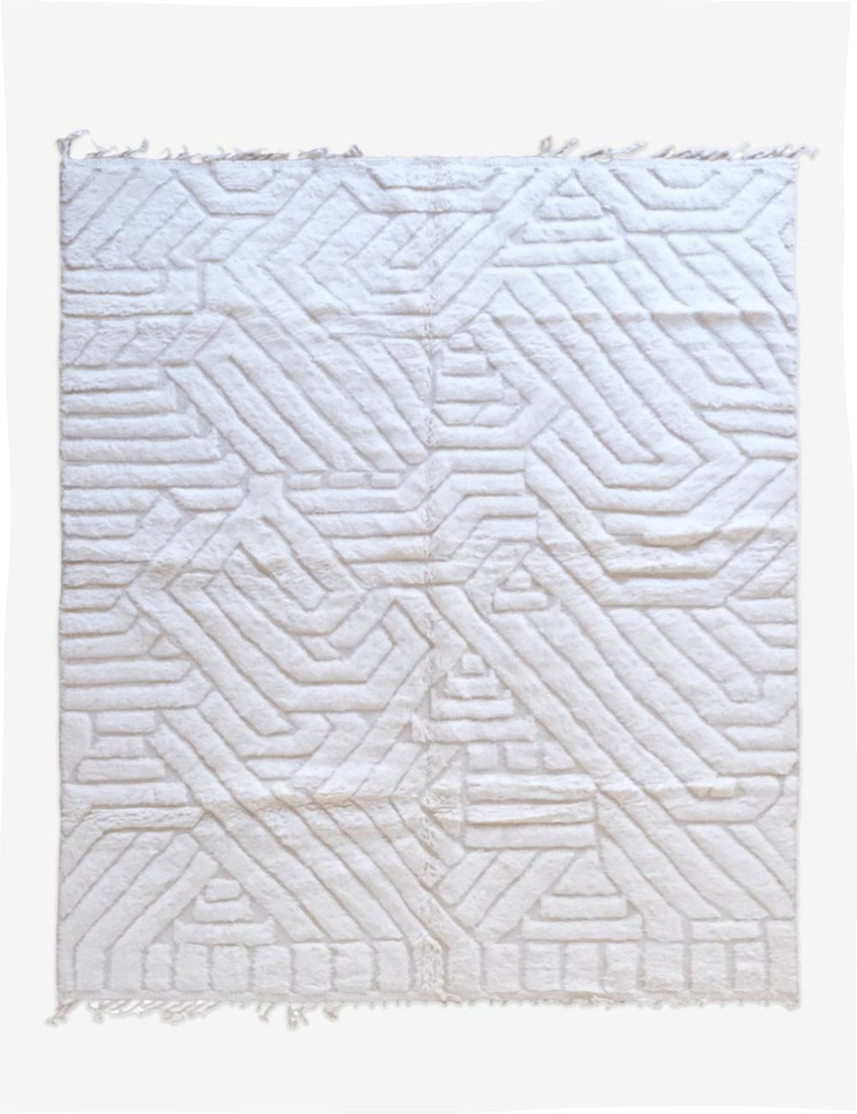 AFK Living vloerkleed Berber - handgemaakt - Wol - 140 cm x 200 cm