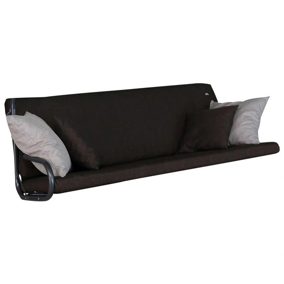 Hollywoodschaukelauflage »Smart«, braun, Uni, BxL: 180 x 54 cm