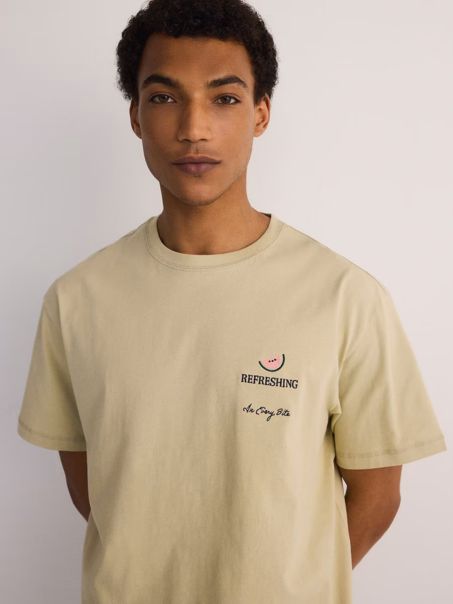 Boxy T-Shirt With Print