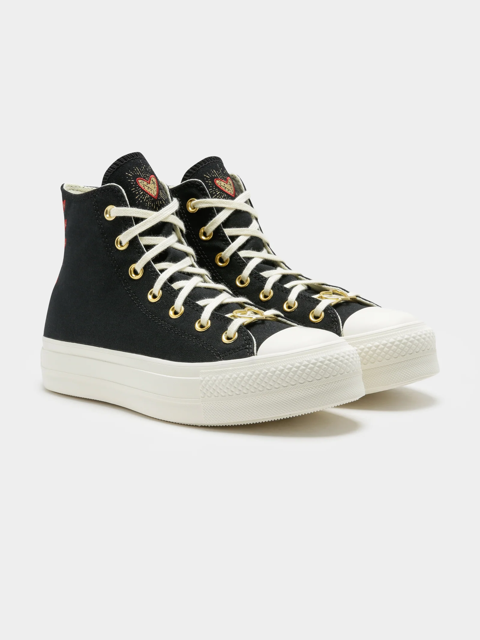 Womens Valentines Day Chuck Taylor All Star Lift High-Top Platform Sneakers