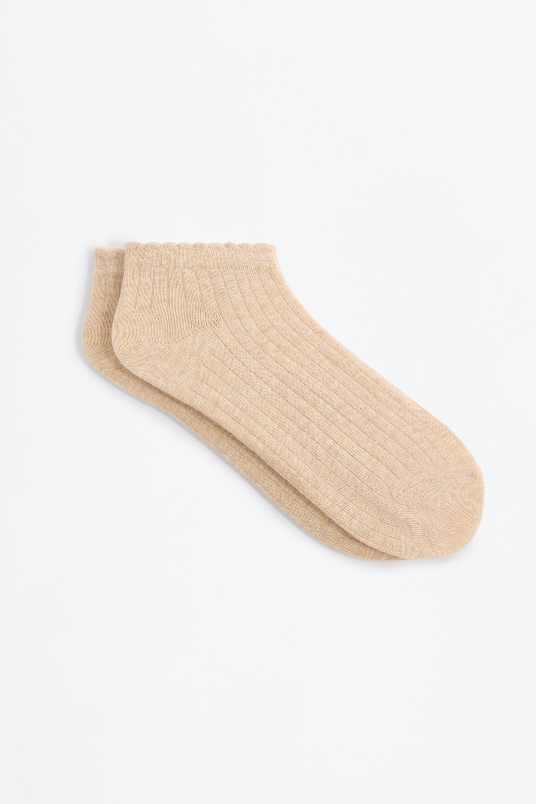 Calcetines tobilleros canalé (Pack 4)
