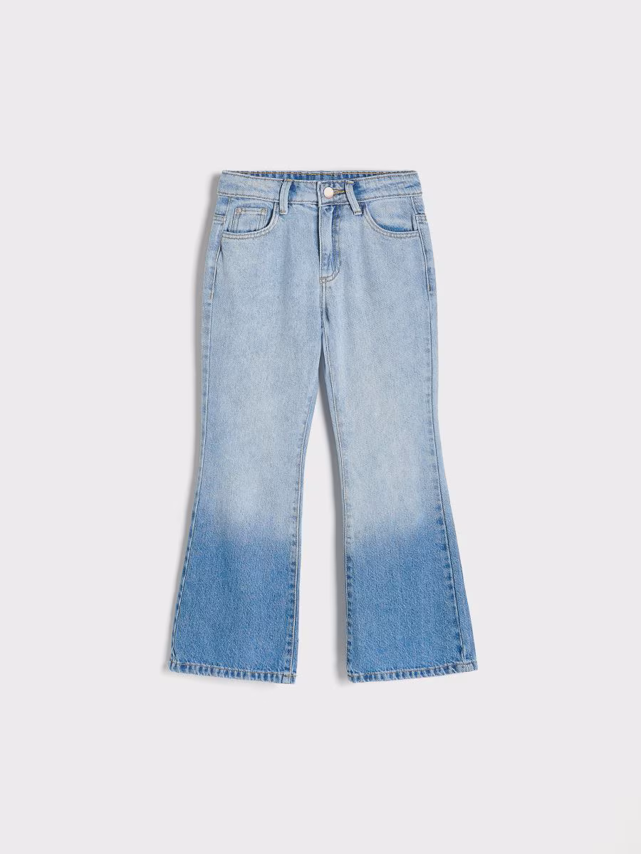 Flare Jeans With Decorative Legs
