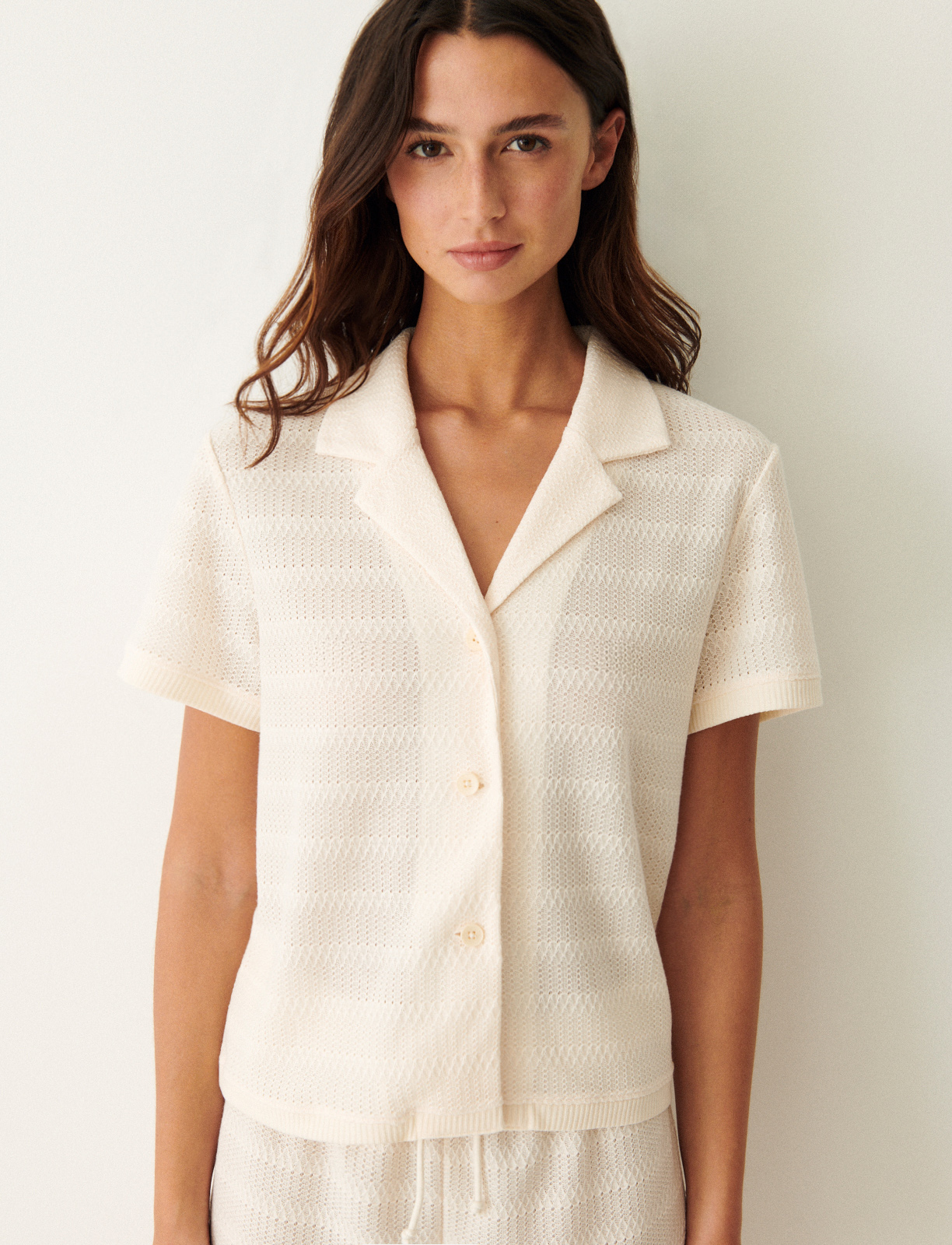 Chemise manches courtes BIGUINE CAPSULE CROCHET