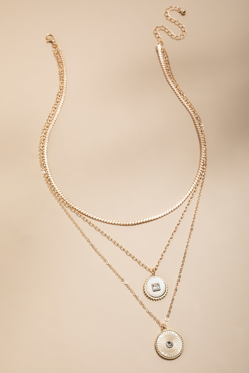 Sharon Layered Pendant Necklace