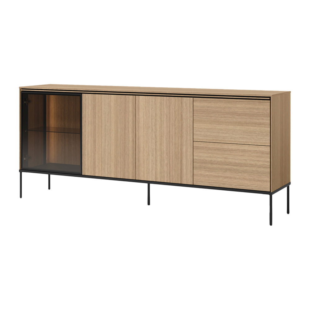 by fonQ Grain Dressoir B 201 cm - Eikenhout