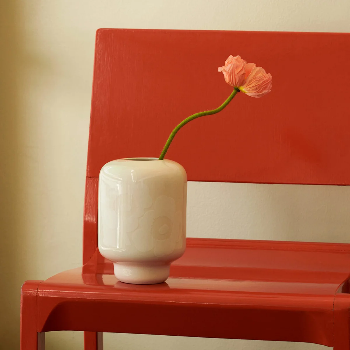 Marimekko - Unikko Ceramic Vase, 18 cm, foam