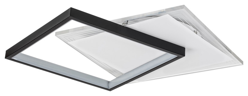 Lampa sufitowa Malcolm czarno-biała LED 1x35W Neutralna biel 2150lm Rabalux