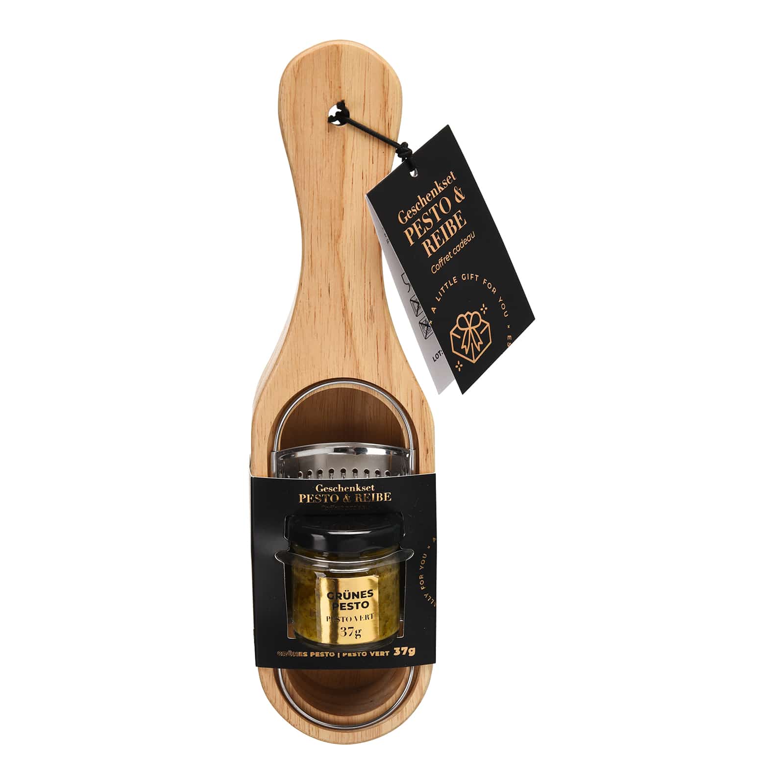 Geschenk-Set Pesto & Reibe Braun, 2 -tlg.