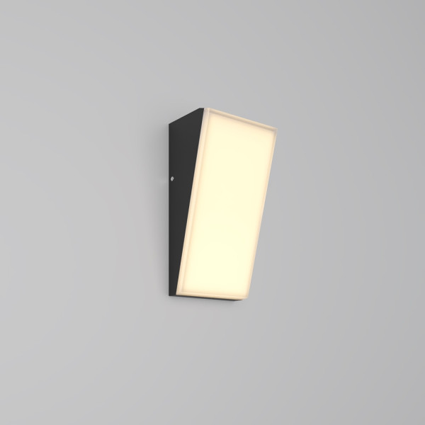 Kinkiet zewnętrzny Brick 3000K grafitowy LED 1x10W 1100lm IP54 Maytoni