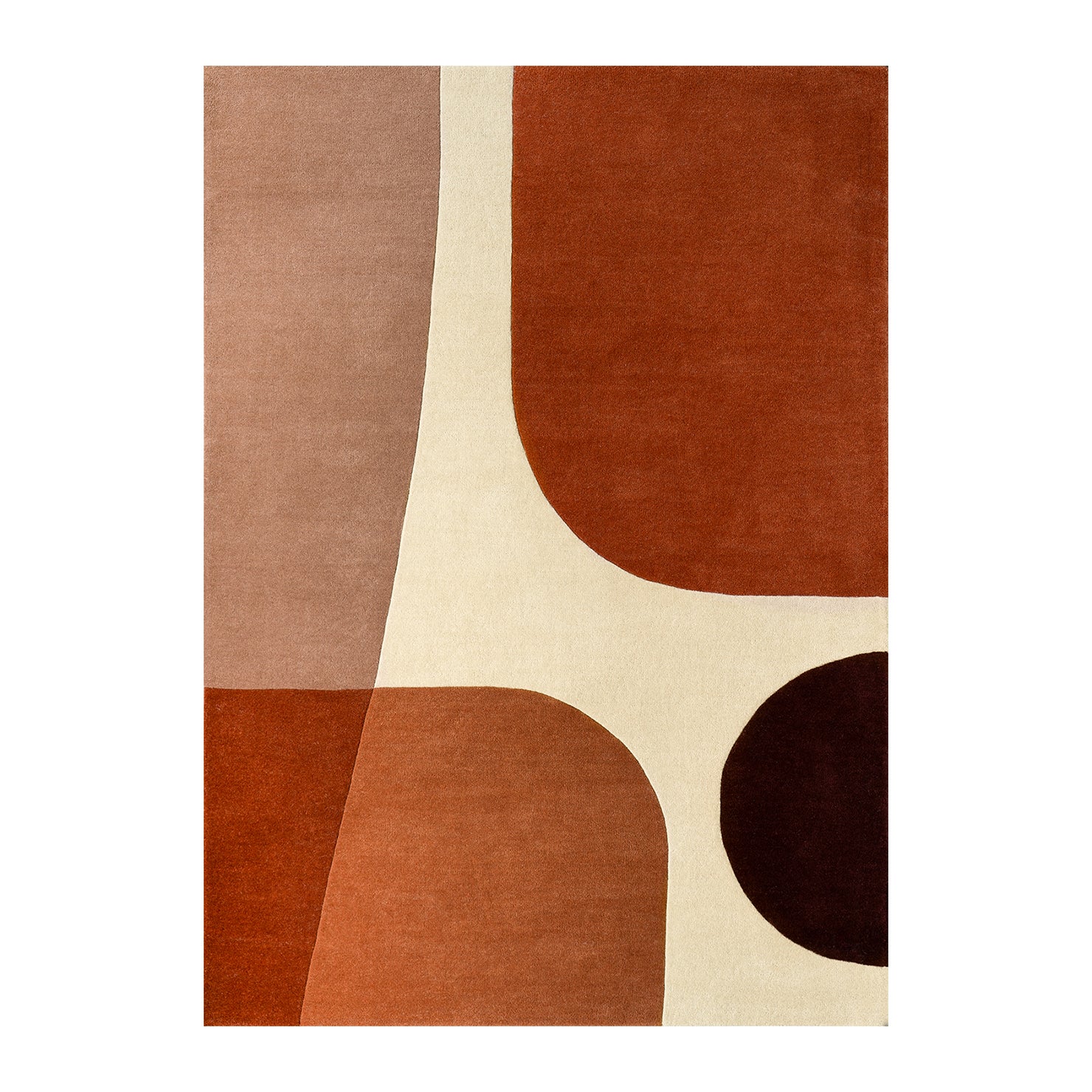Acsento Lipari Vloerkleed 160 x 230 cm - Terra