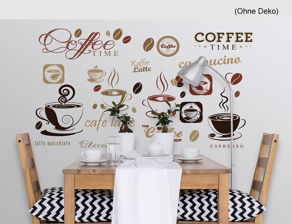 Wandtattoo Kaffeewelt