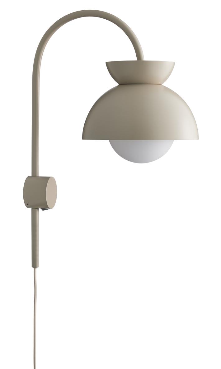 Frandsen wandlamp Butterfly - grijs - 32x21x48cm