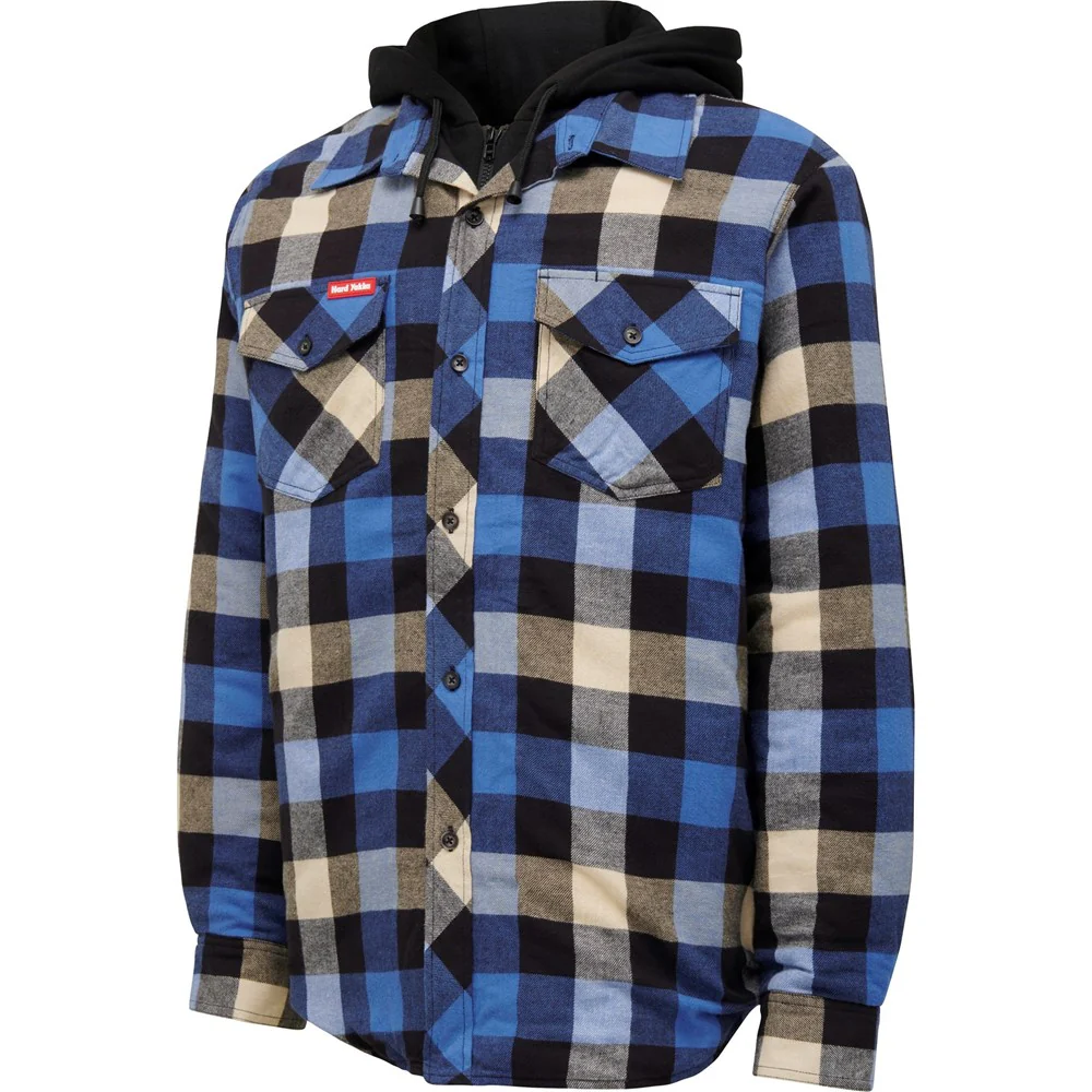 Hard Yakka Quilted Flannel Shacket