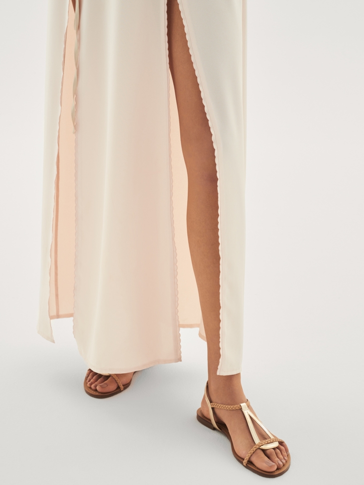 Ladies' golden sandals