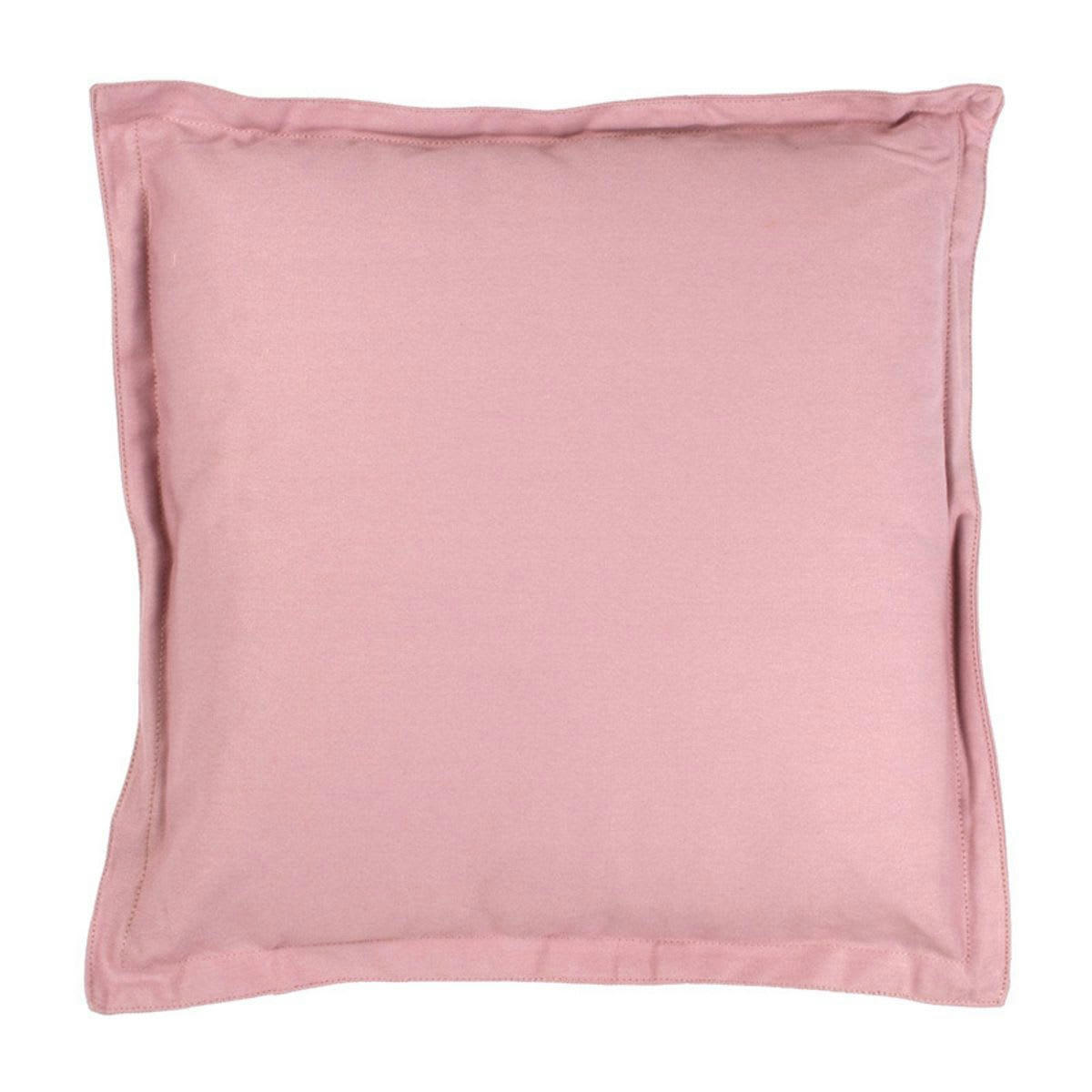 TOILE - Coussin 100% coton rose 40x40