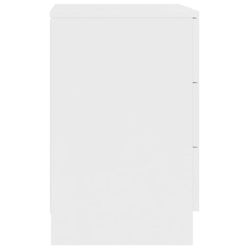 NNEVL Bedside Cabinets 2 pcs White 38x35x56 cm Chipboard