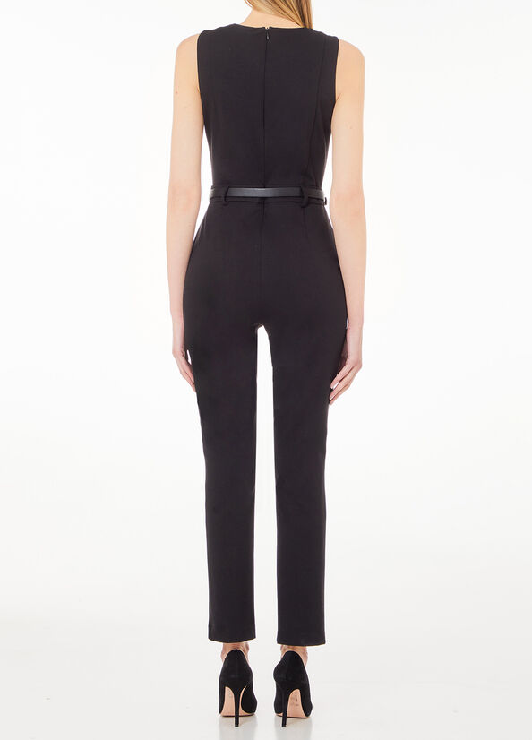 Tuta stretch con cintura