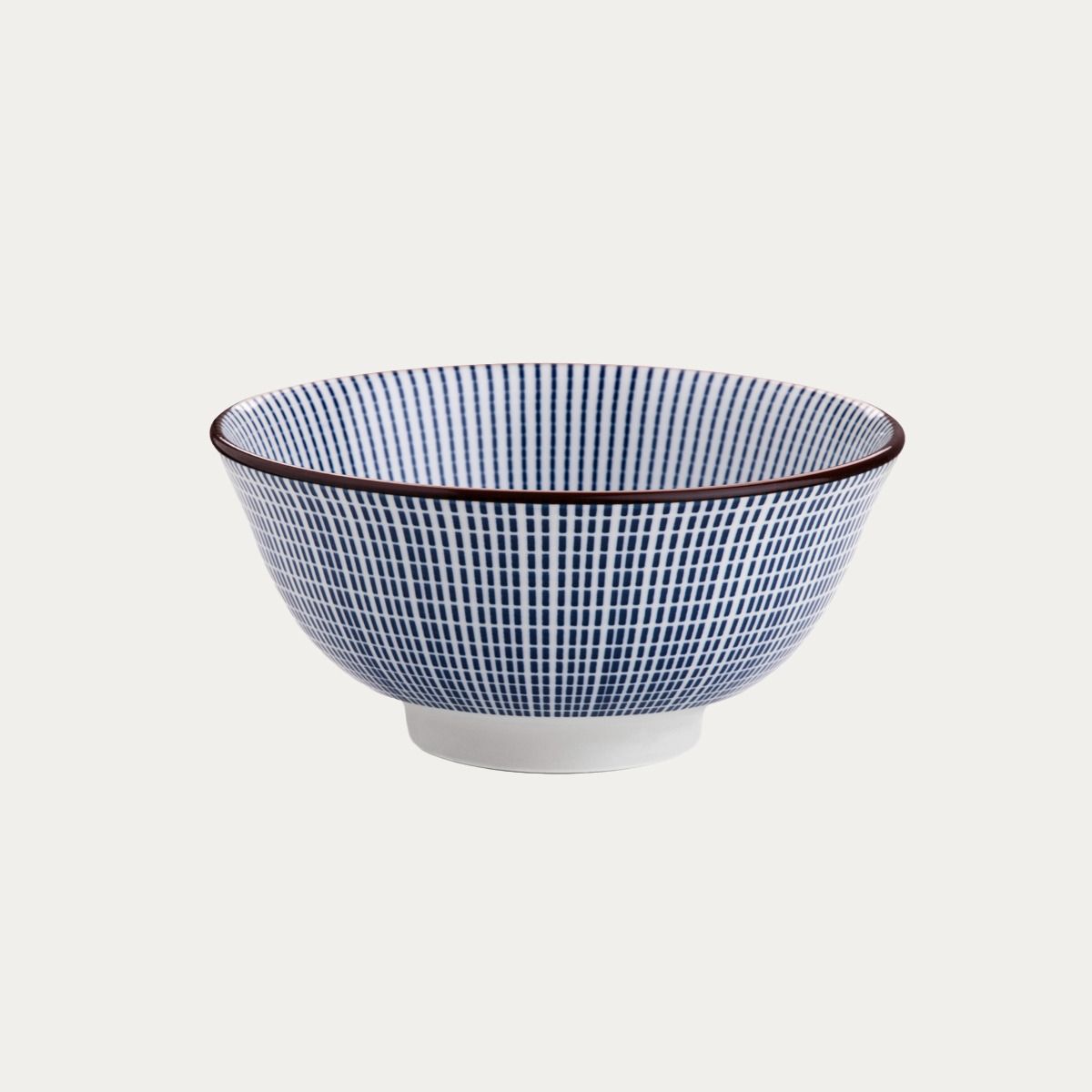Miska NAVIA granatowa z brązową obwódką 15 cm
