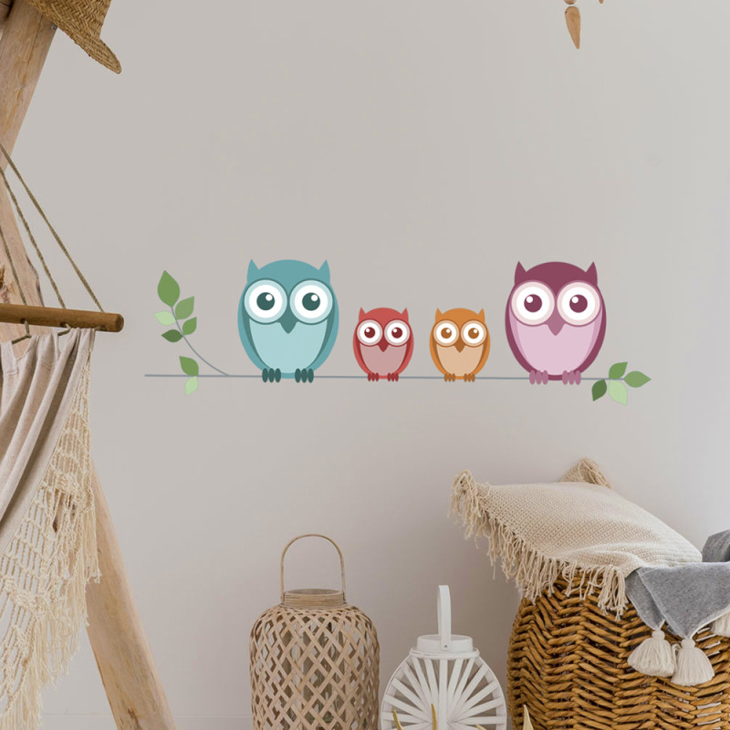 Sticker Hiboux 24 x 68 cm