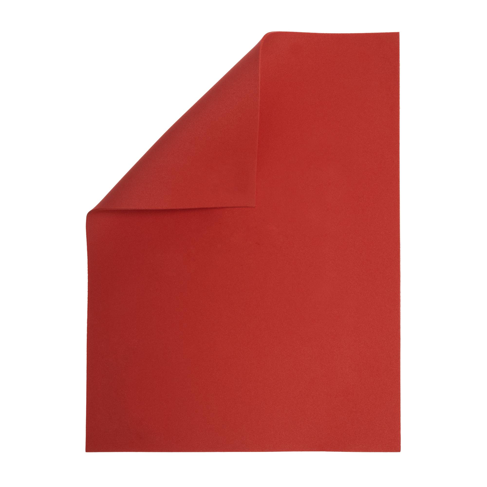Red EVA Foam Sheet 22.5cm x 30cm
