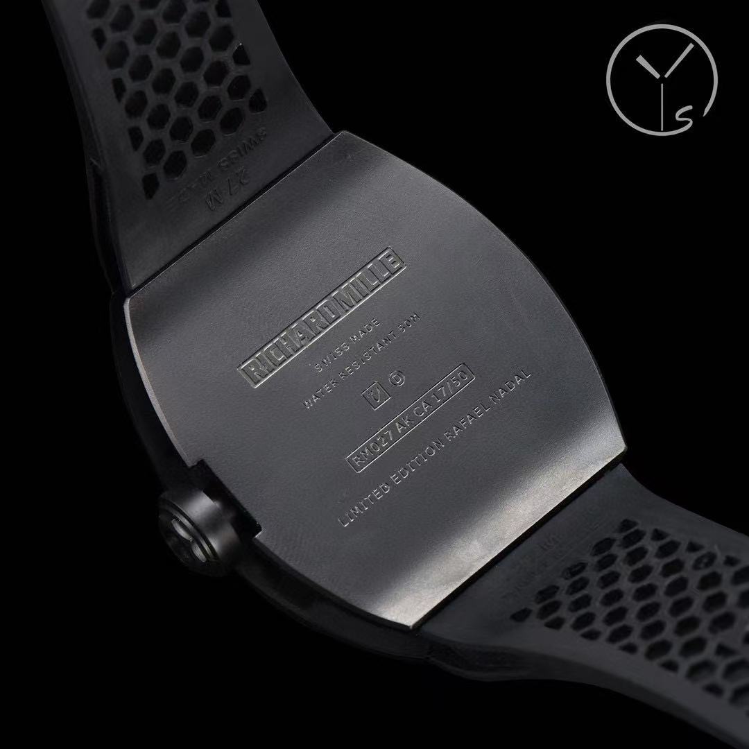 Richard Mille RM 027 Rafael Nadal Tourbillon Carbon Watch -14
