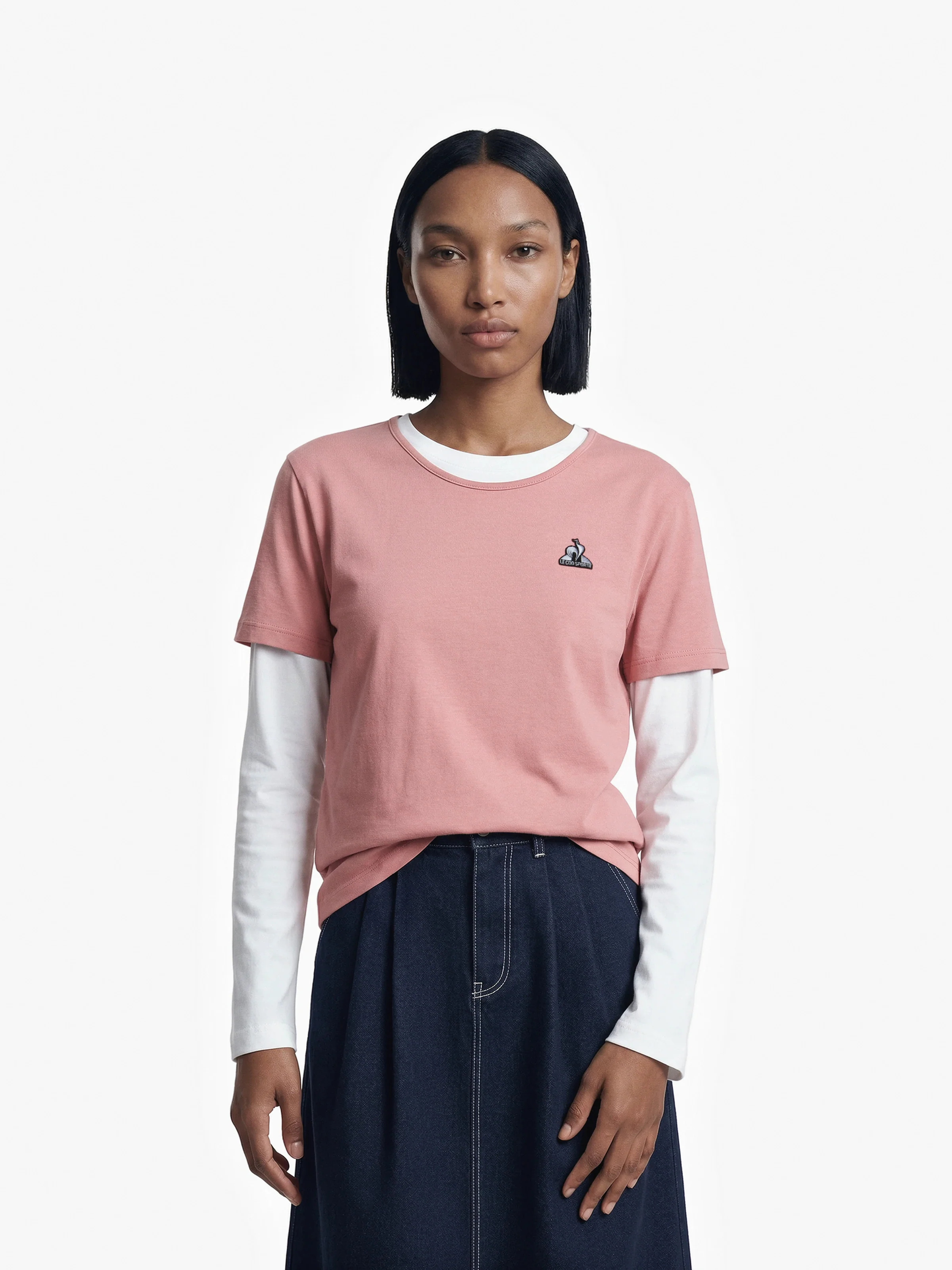 2520370-CONTEMPORAIN SP TEE SS N°1 W pink icing | T-shirt Femme