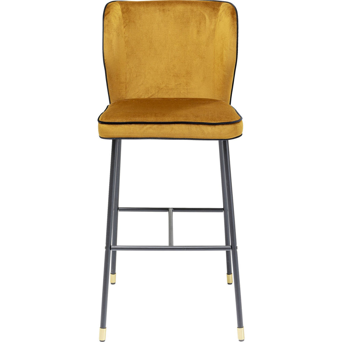Kare Design Barkruk Irina - oker - fluweel