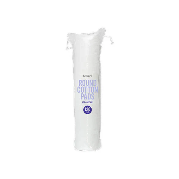 Simply Soft Round Cotton Pads 120 Pack