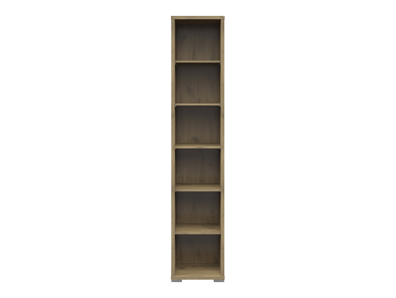 Regał Connect 43 cm z 5 półkam dąb viking