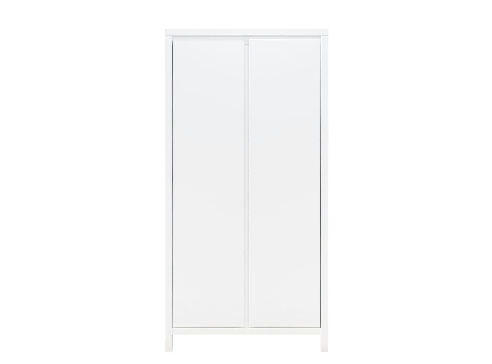 CORSICA - Armoire 2-portes en MDF blanc