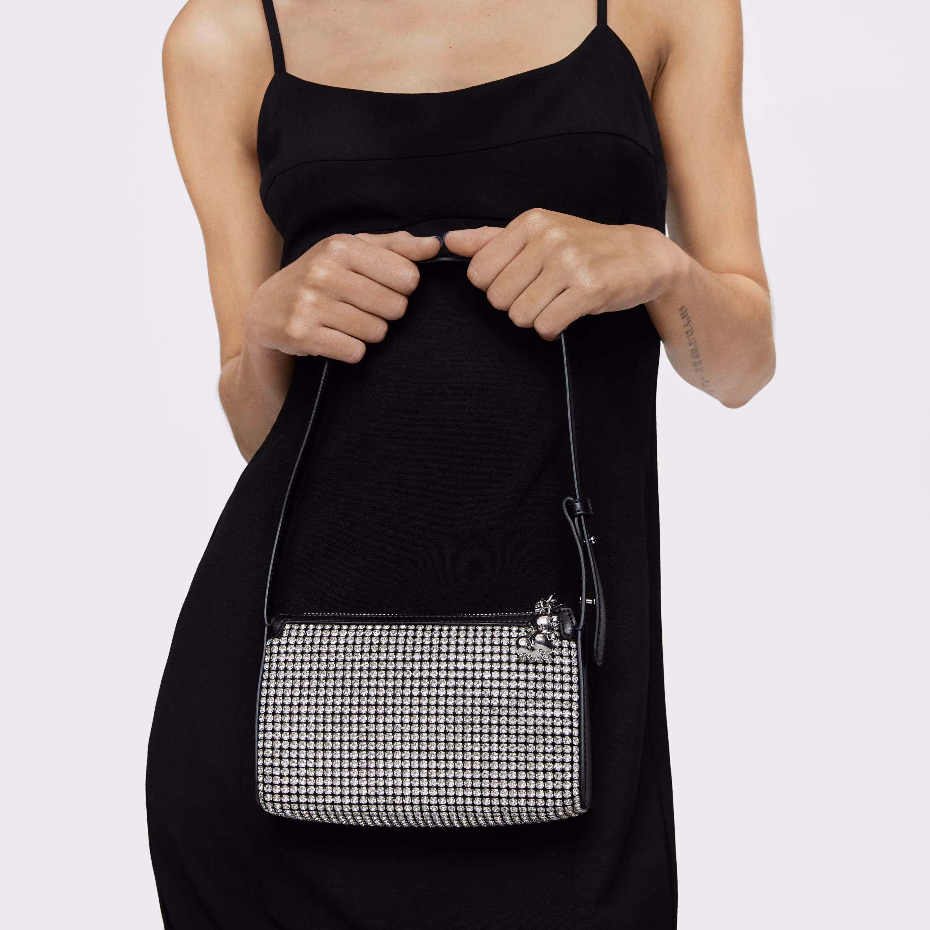 Bolso de hombro plata TOUS Party