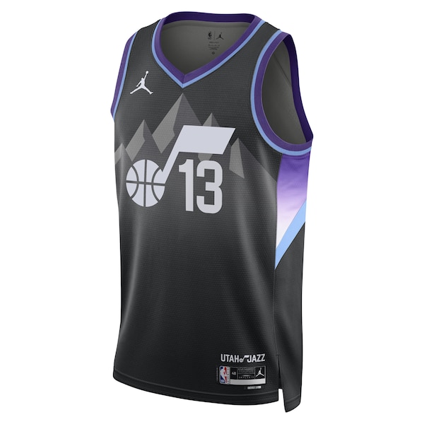 Walter Clayton Jr. Utah Jazz Jordan Brand Unisex Swingman Player Jersey - Statement Edition - Black