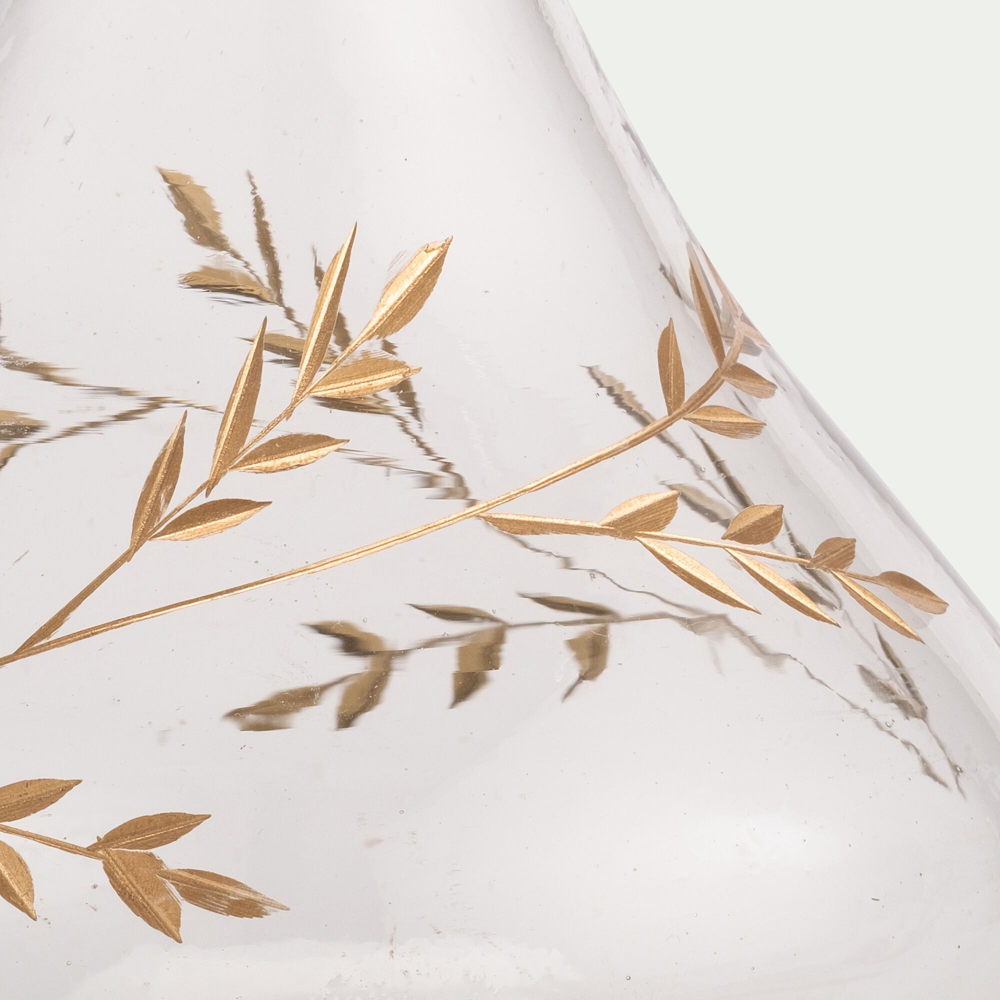 BIJOU - Carafe en verre gravé 90cl - transparent
