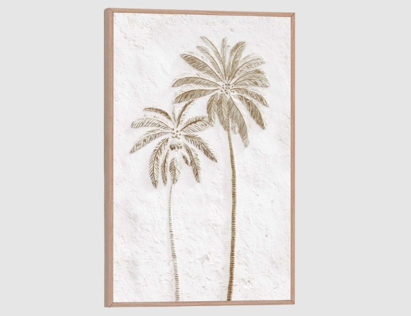 Bild Slim Frame Wood Still Palms 20x30cm