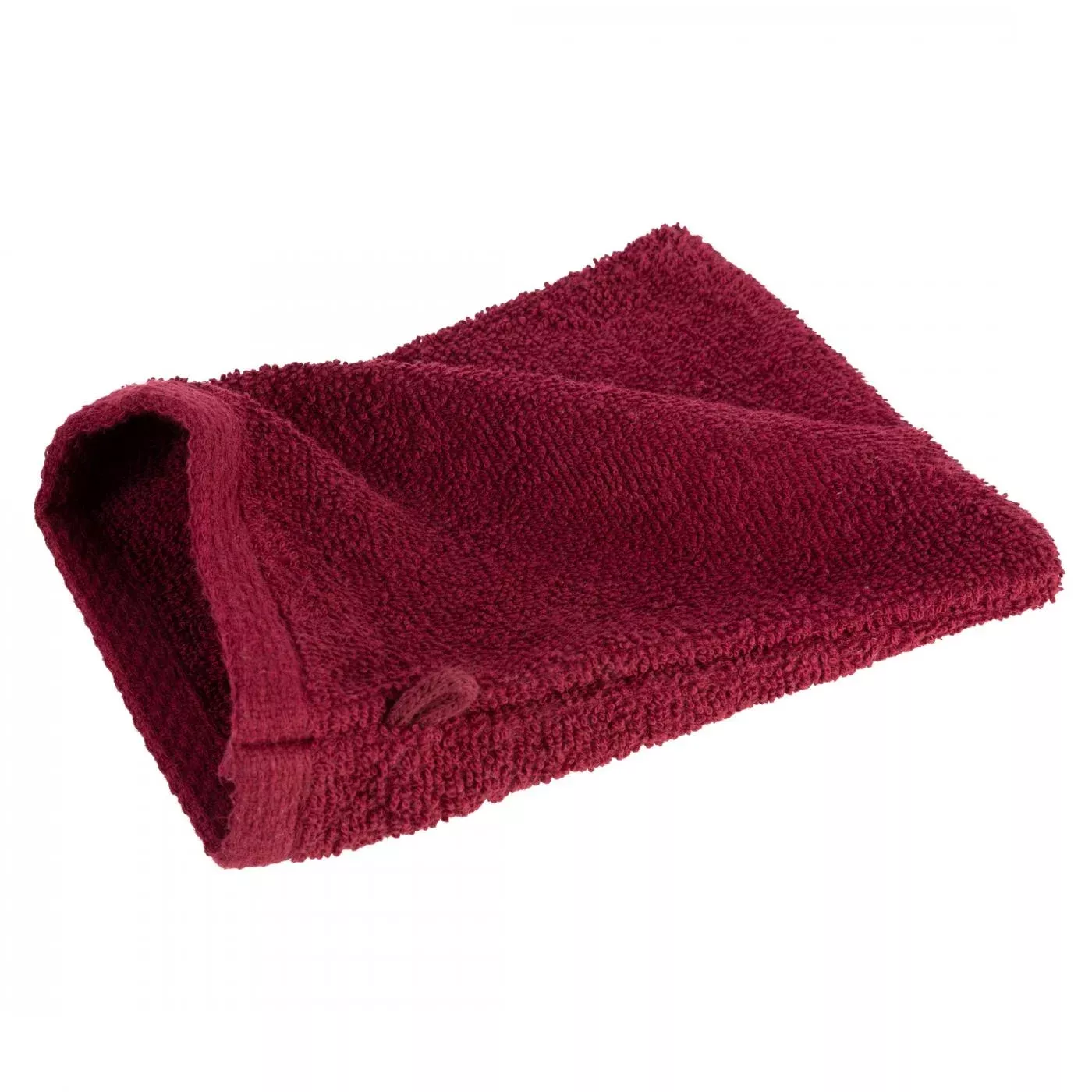 Myjka do kąpieli 16x21 cm bawełniany kolor bordowy 400 g/m2 GŁADKI 1