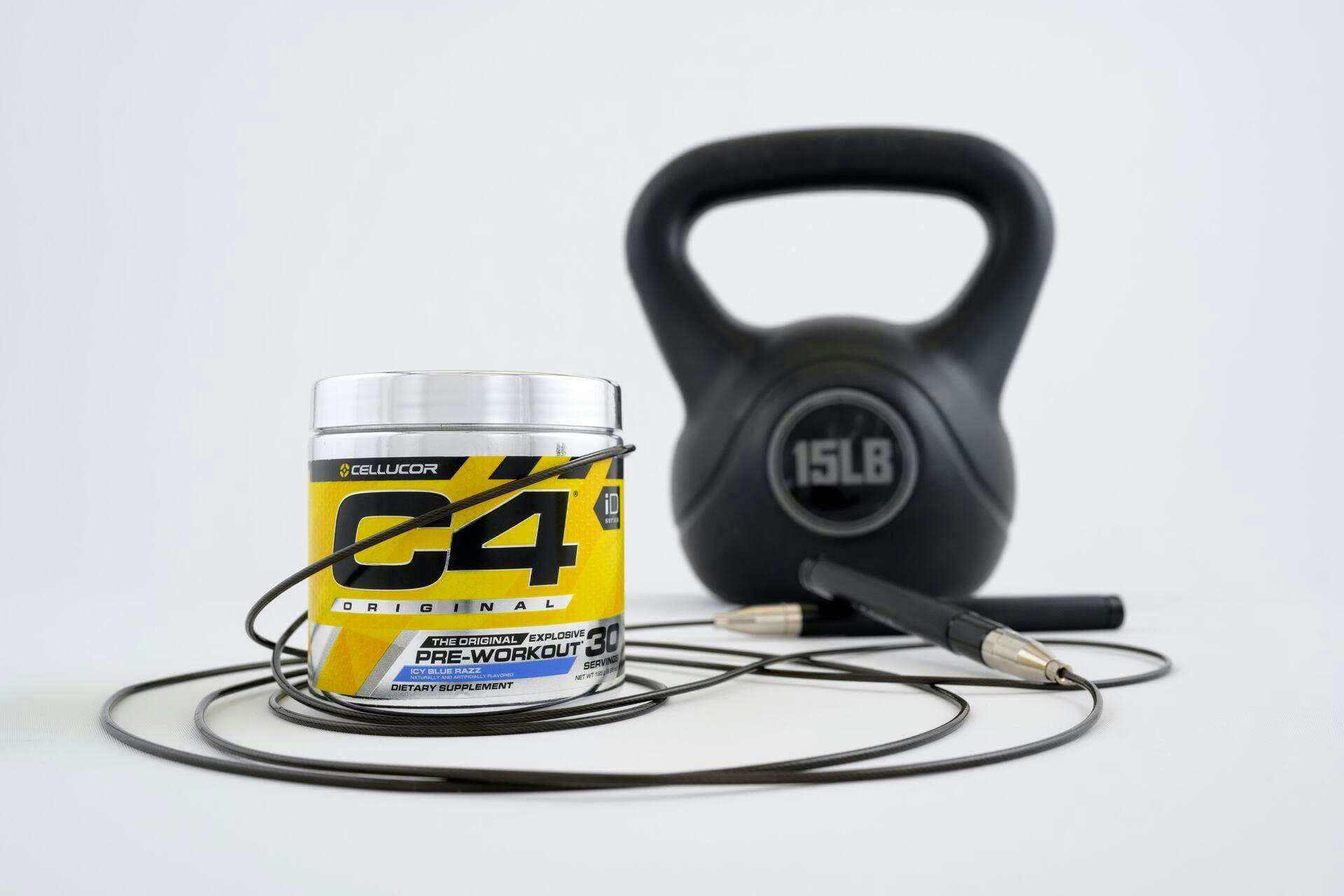 C4 Original Pre-Workout Supplement Mix, Blue-Raspberry