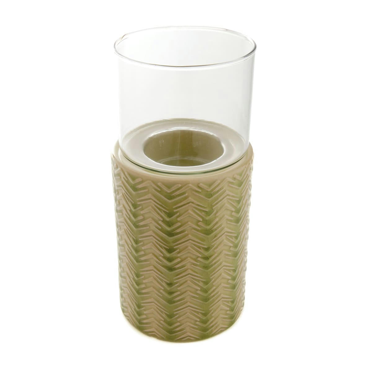 TOTEM - Photophore en céramique Totem H24cm