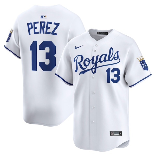 Salvador Perez Kansas City Royals Nike Home Limited Player Jersey - White