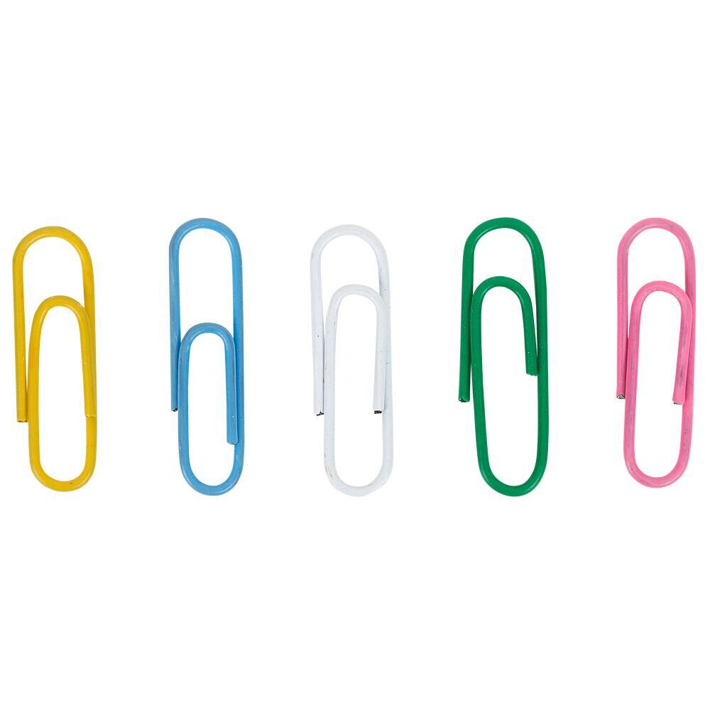 Trombone multicolore 2,8cm x100