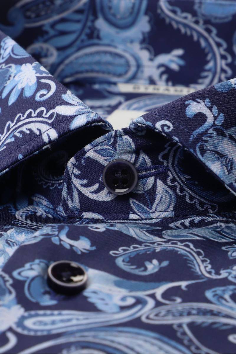 ETERNA Slim Fit Hemd marine, Bedruckt