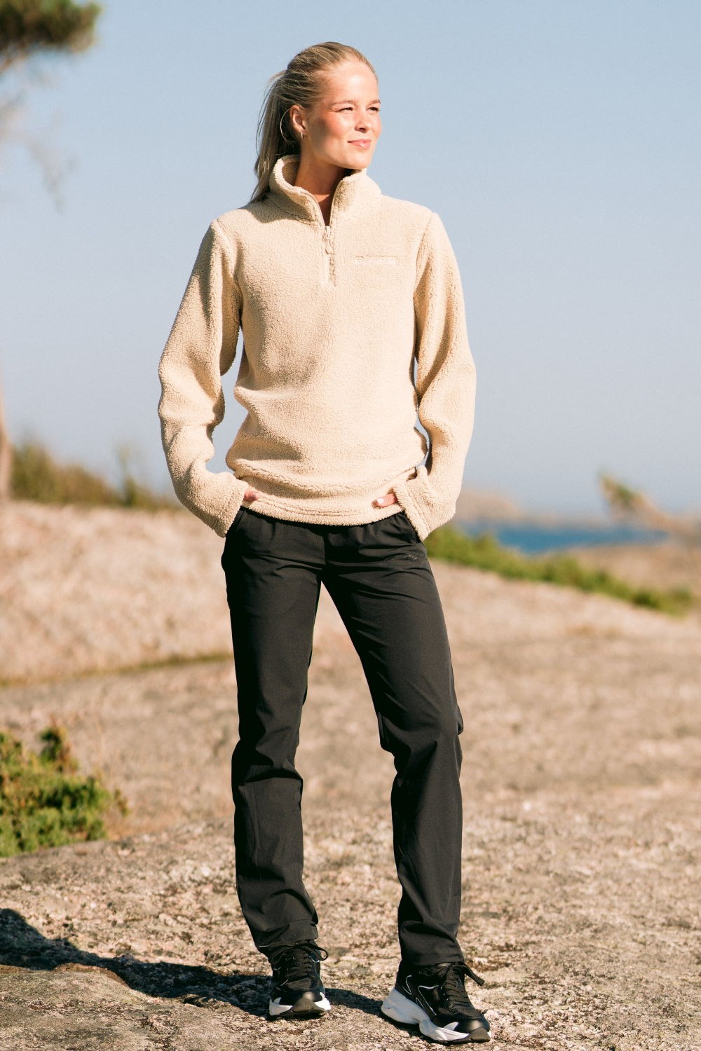 Hamar sherpa Half Zip genser