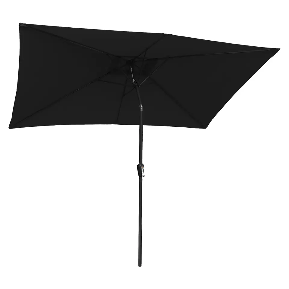 Happy Garden Parasol HAPUNA - Zwart - Aluminium