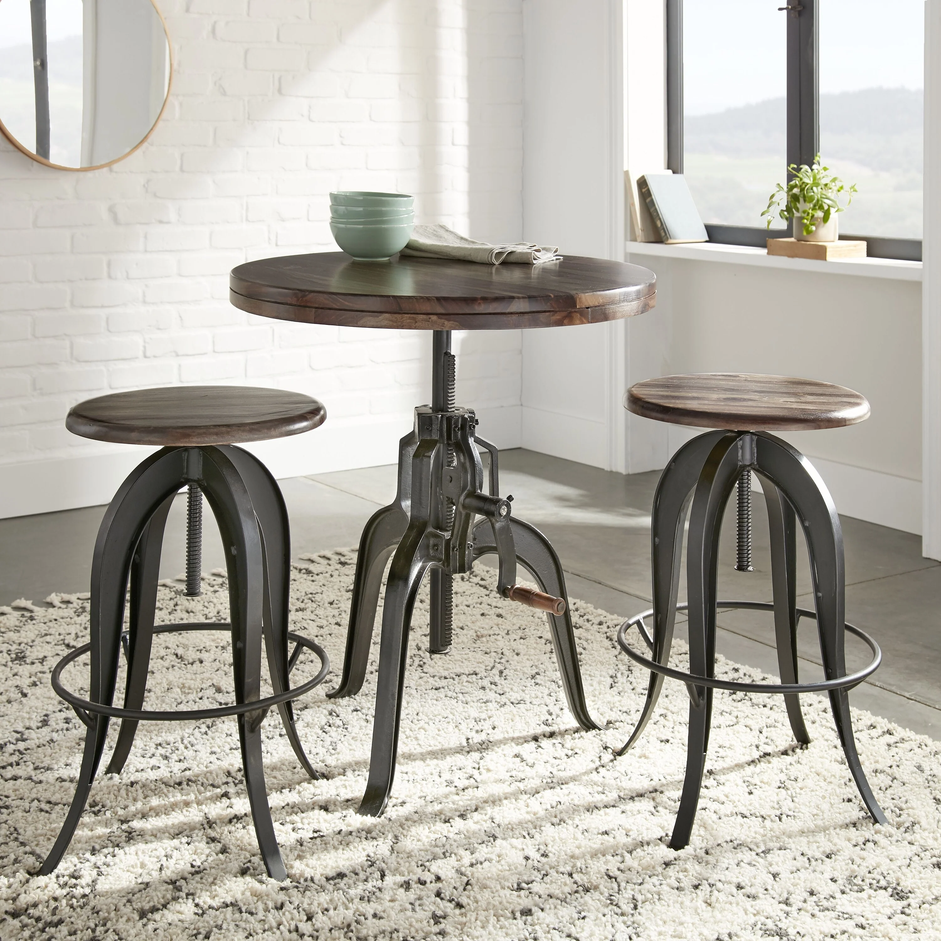 Steve Silver Seoni Adjustable-height Pub Table