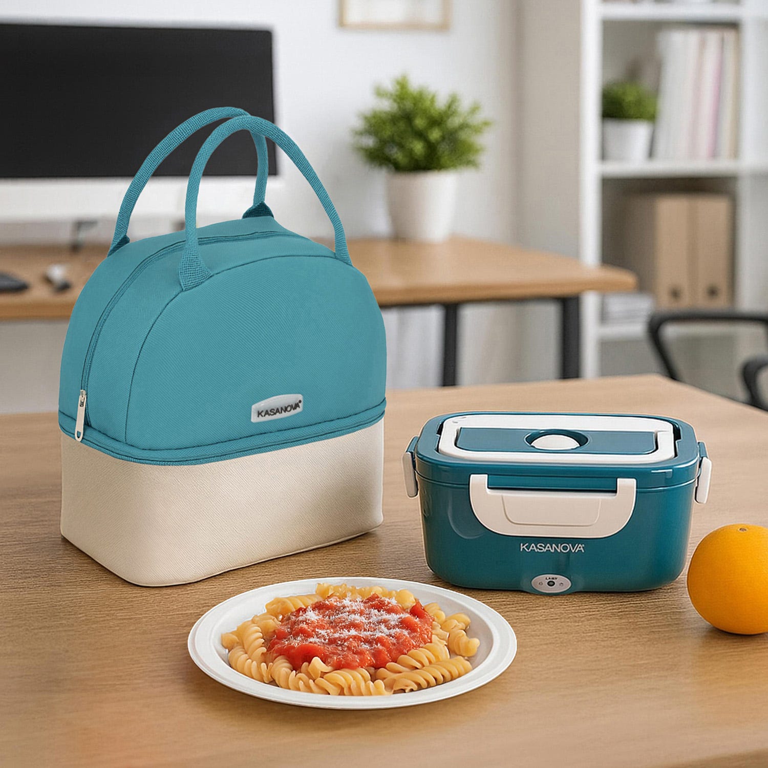 Scaldavivande elettrico con borsa termica ottanio