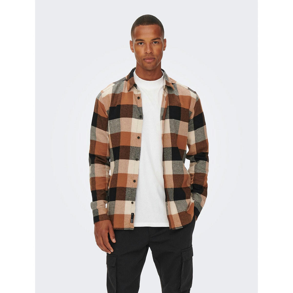 Chemise droite à carreaux Gudmund Life