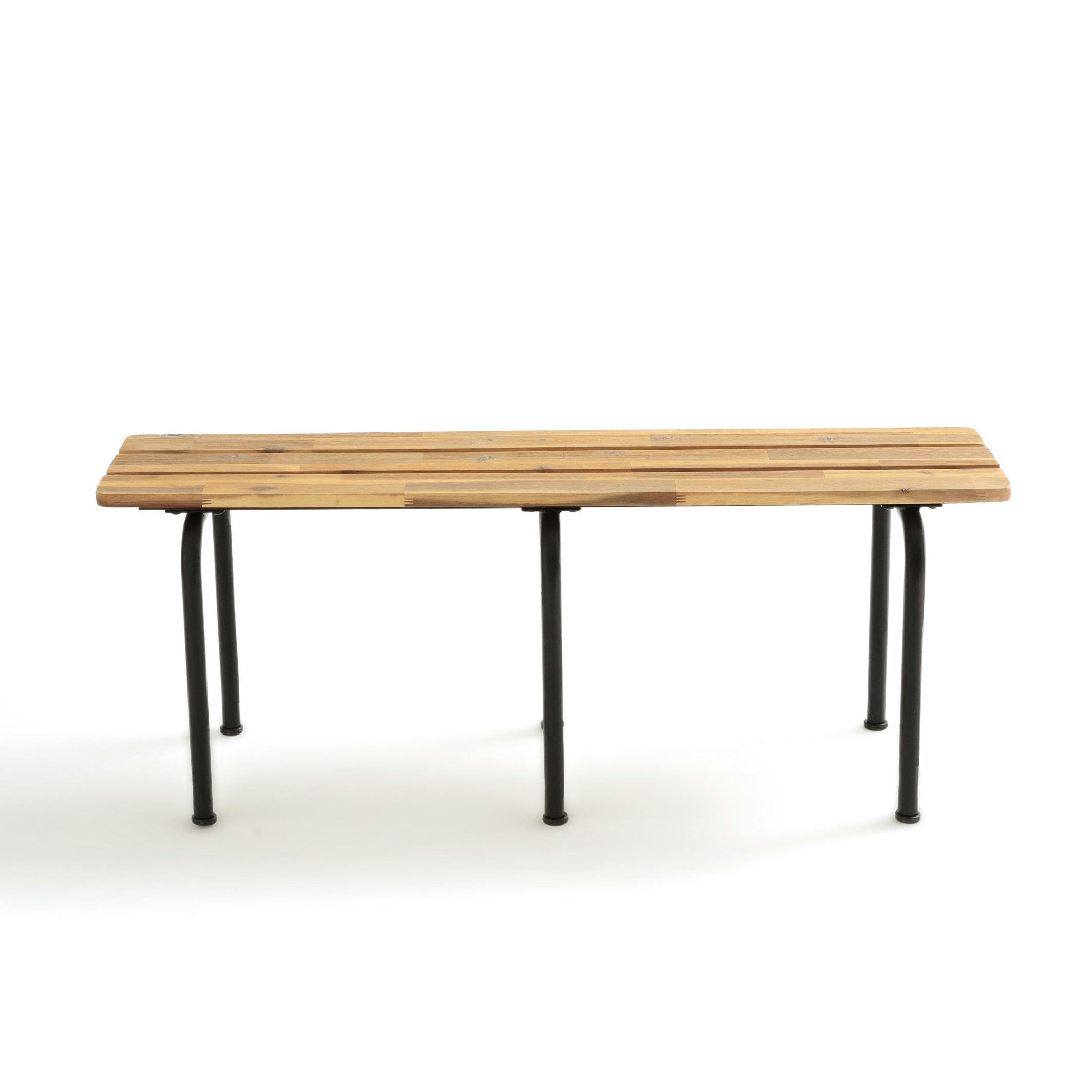Banc intérieur/extérieur métal et acacia KOLYMA