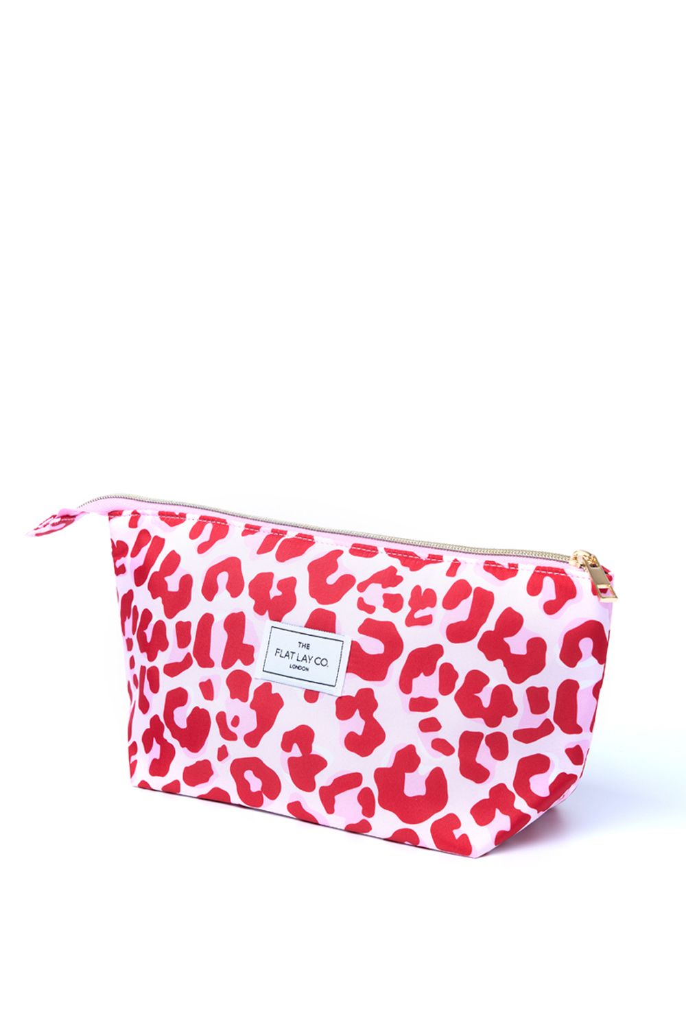 The Flat Lay Co Essential Pouch in Pink Leopard